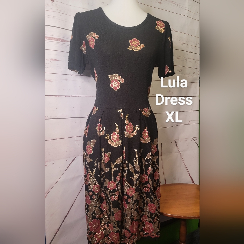 Black Floral Dress